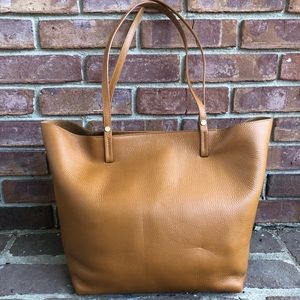 New York GiGi Brown Leather Tote